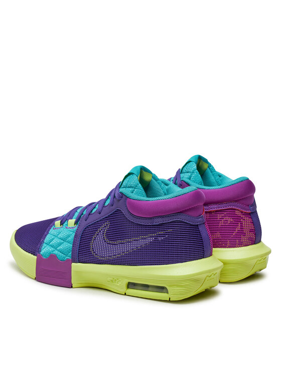 Nike Nike Buty do koszykówki Lebron Witness VIII FB2239 500 Fioletowy