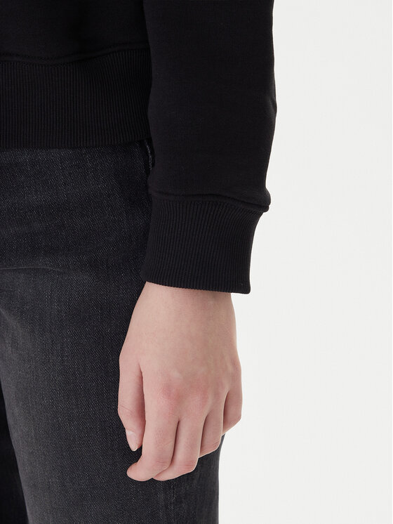 Guess Jeans Guess Jeans Felpa W4YQ10 KC811 Nero Classic Fit