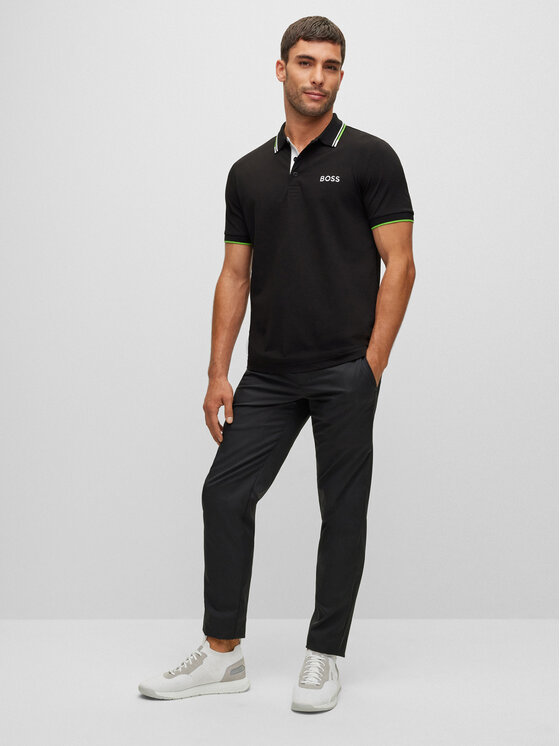 BOSS Boss Polo majica Paddy Pro 50469102 Črna Regular Fit
