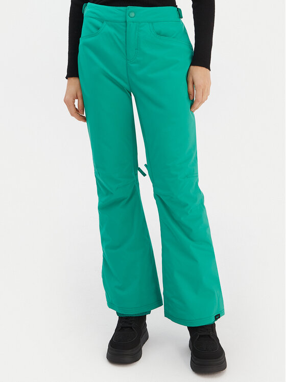 Roxy Roxy Pantaloni pentru snowboard Backyard ERJTP03299 Verde Tailored Fit