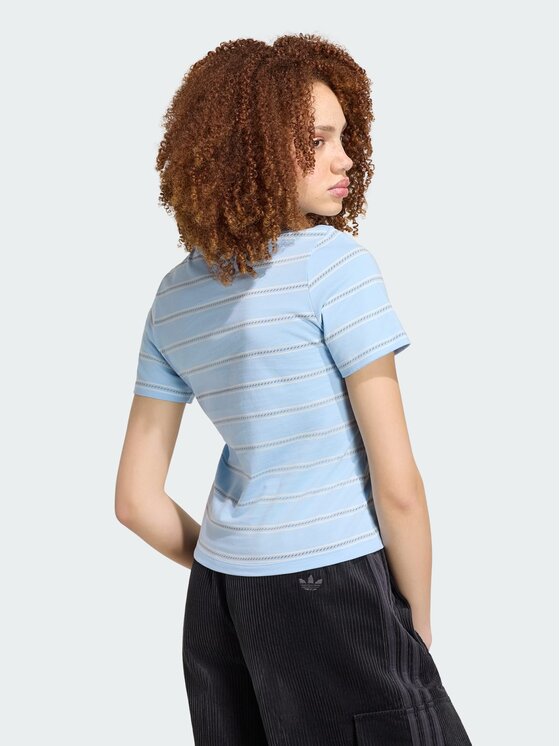 adidas adidas Polo 167788 Niebieski jasny Regular Fit