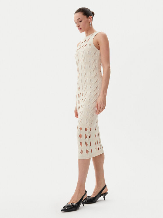 PINKO PINKO Vestito di maglia Allan 105190 A2LW Beige Regular Fit