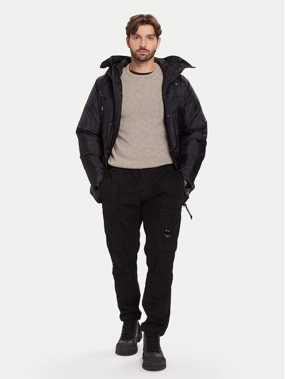 C.P. Company C.P. Company Vatovaná bunda 19CMOW184A110467A Čierna Regular Fit