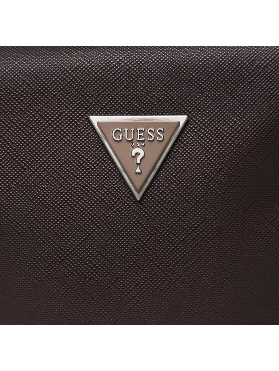 Guess Guess Torbica za okrog pasu Certosa Saffiano Smart Mini Bags HMECSA P3254 Bordo rdeča