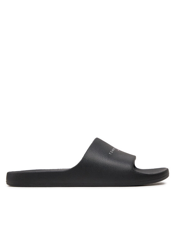 Tommy Jeans Tommy Jeans Plätud Tjw Printed Pu Pool Slide EN0EN02693 Must