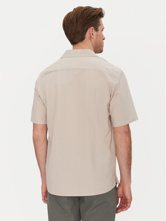 Only & Sons Only & Sons Košeľa Eye Resort 22030342 Béžová Relaxed Fit