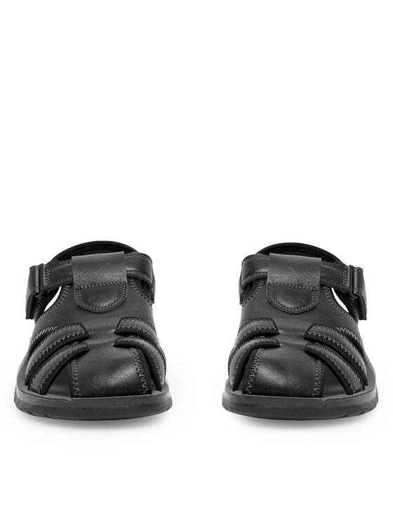 Lanetti Lanetti Sandały MSS20514-13 Czarny