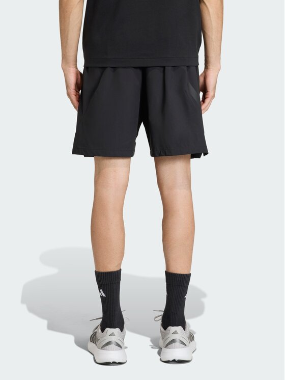 adidas adidas Szorty materiałowe 159194 Czarny Regular Fit