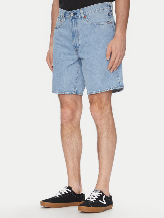 Levi's Pantaloncini di jeans 468 A8461-0015 Blu Loose Fit, taglia : 30