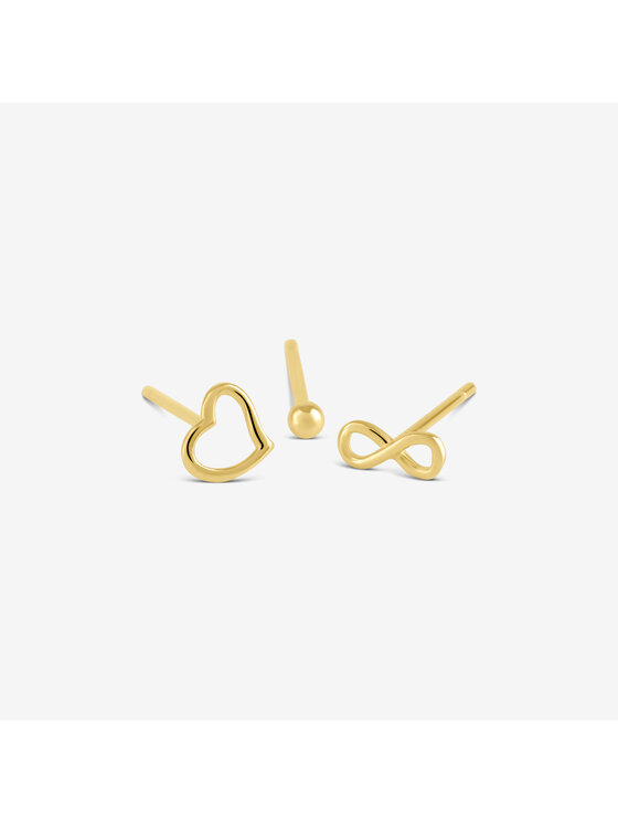 ANIA KRUK ANIA KRUK Piercing SMVKS0410Z Żółte złocenie