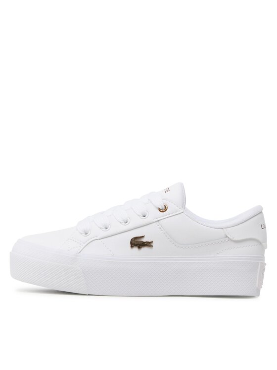 Lacoste Lacoste Сникърси Ziane Platform 123 1 Cfa 745CFA001321G Бял