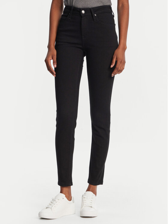 Lee Lee Jeansy Scarlett 112365072 Černá Skinny Fit