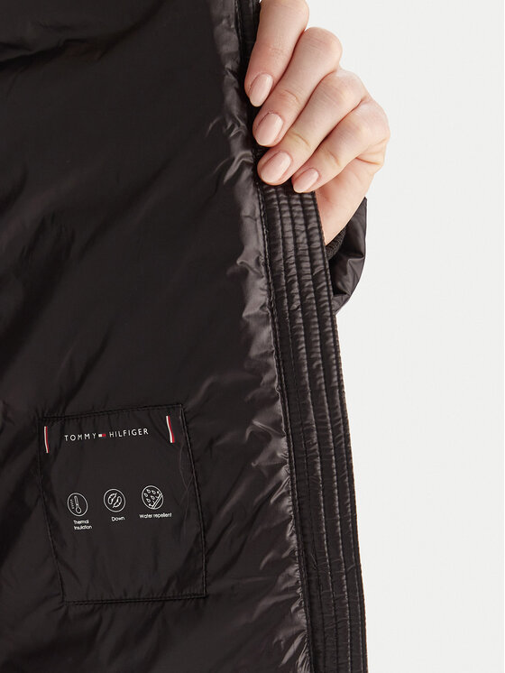 Tommy Hilfiger Tommy Hilfiger Daunenjacke WW0WW47354 Schwarz Slim Fit