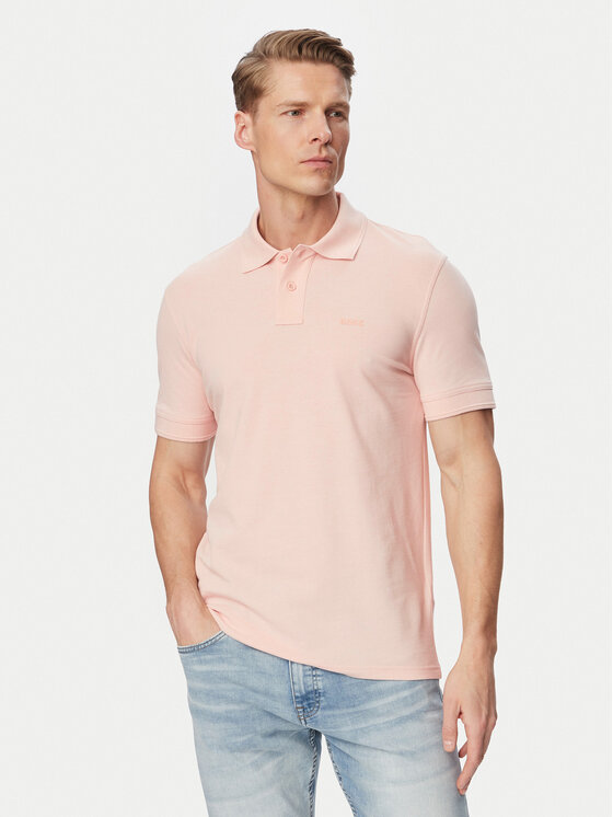 BOSS Tricou polo Prime 50507813 Roz deschis Regular Fit