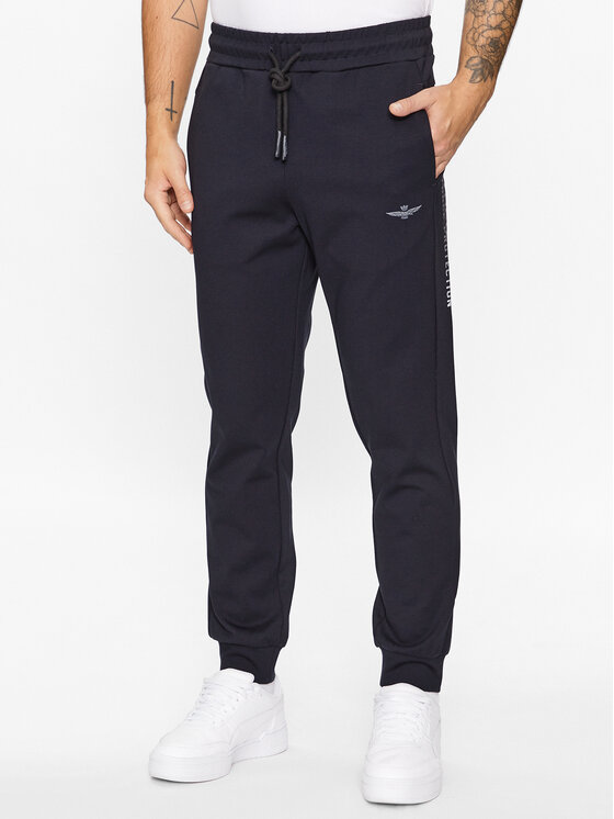 Aeronautica Militare Pantaloni da tuta 232PF900F528 Blu scuro