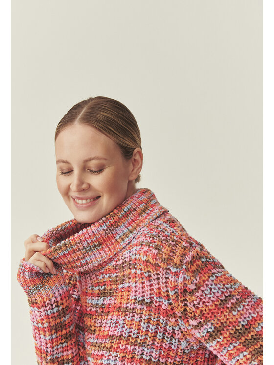 TATUUM Tatuum Sweter MELANIE Pomarańczowy Oversize