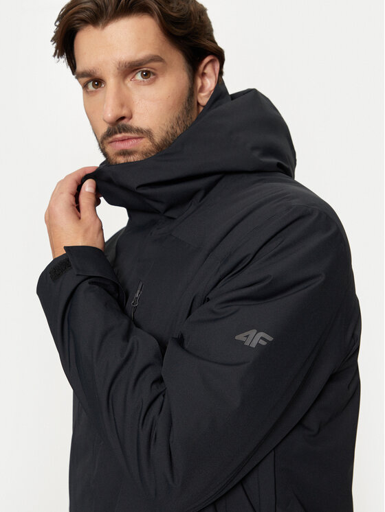 4F 4F Μπουφάν για σκι 4FWAW24TTJAM575 Μαύρο Regular Fit