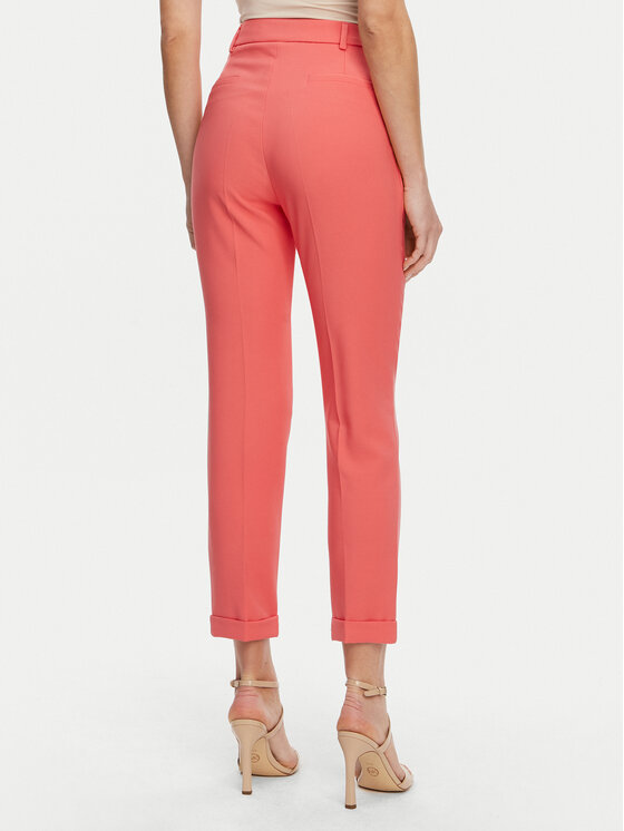 ARTIGLI ARTIGLI Hlače iz tkanine ACPA000837 Koral Regular Fit
