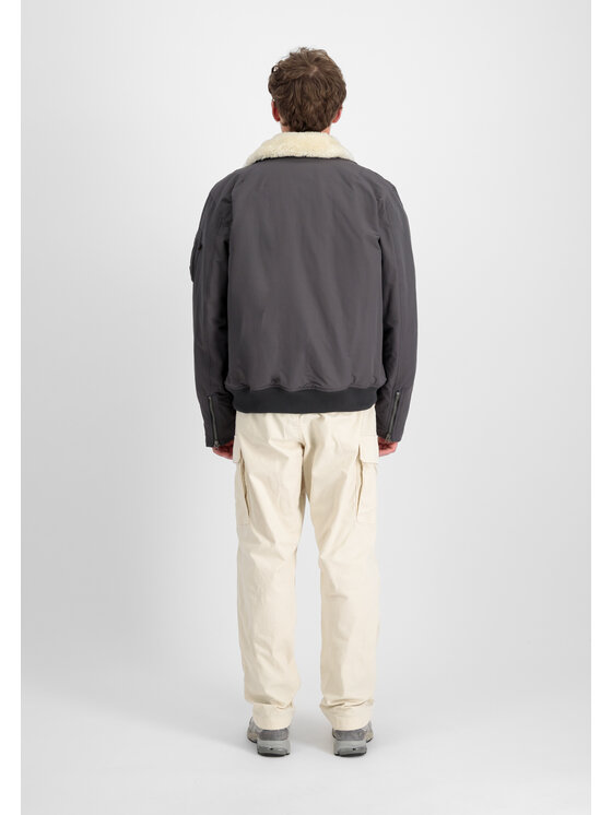 Alpha Industries Alpha Industries Kurtka bomber DA-3 Bomber Winter Jacket Szary Regular Fit