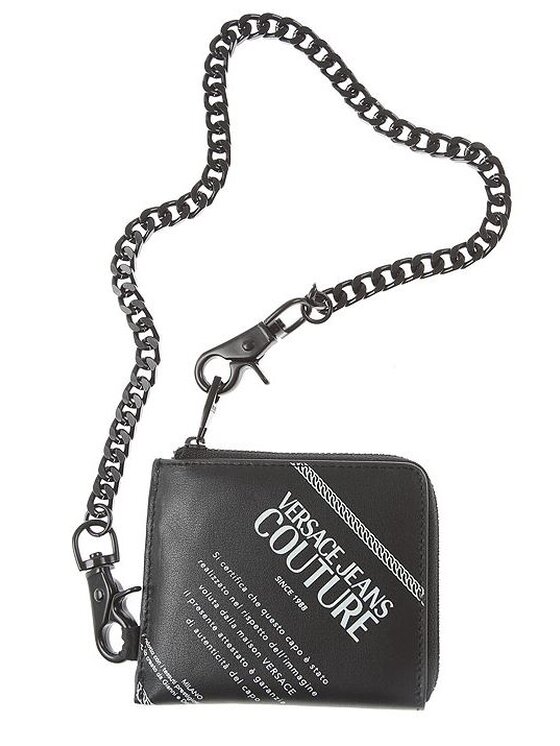 Versace Jeans Versace Jeans Portfel Linea Logo Warranty Dis. 2 Czarny