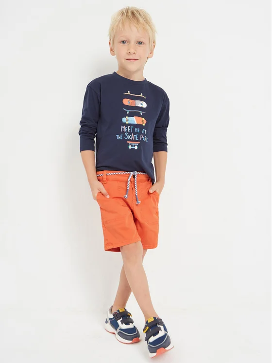 Mayoral Stoffshorts 3233 Orange Regular Fit