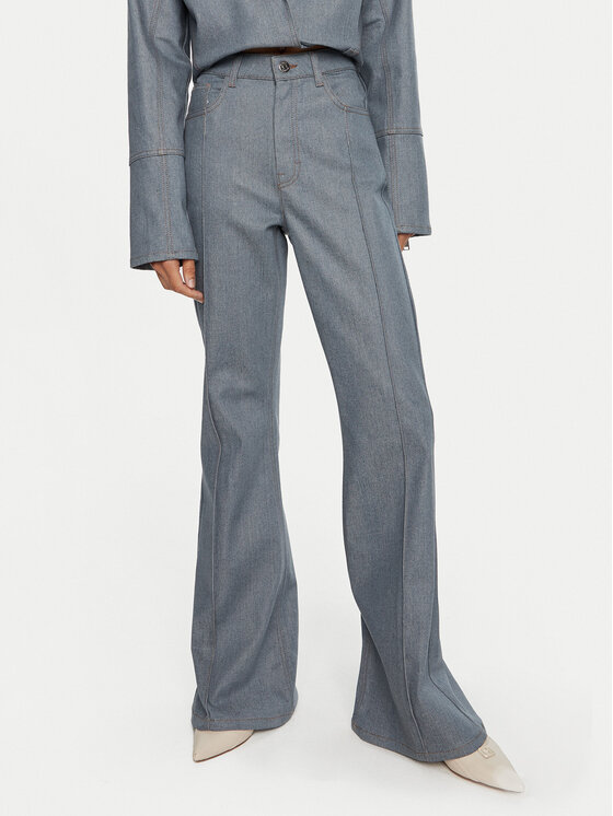 Gestuz Džínsy Rockia 10909232 Modrá Flare Fit