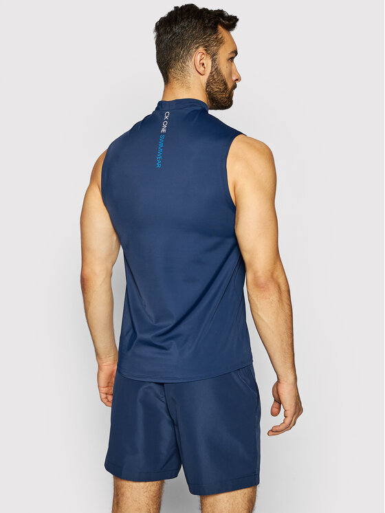 Smanicato Muscle KM0KM00612 Blu scuro Slim Fit