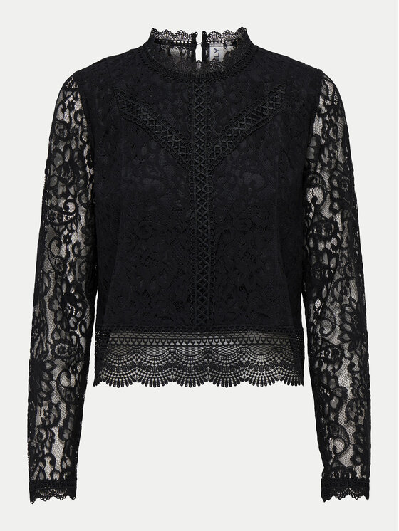 ONLY ONLY Halenka New Karo 15276400 Černá Regular Fit