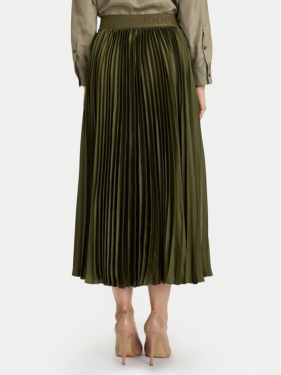 JOOP! JOOP! Spódnica plisowana 58 252S58Salma 30046656 Zielony Regular Fit
