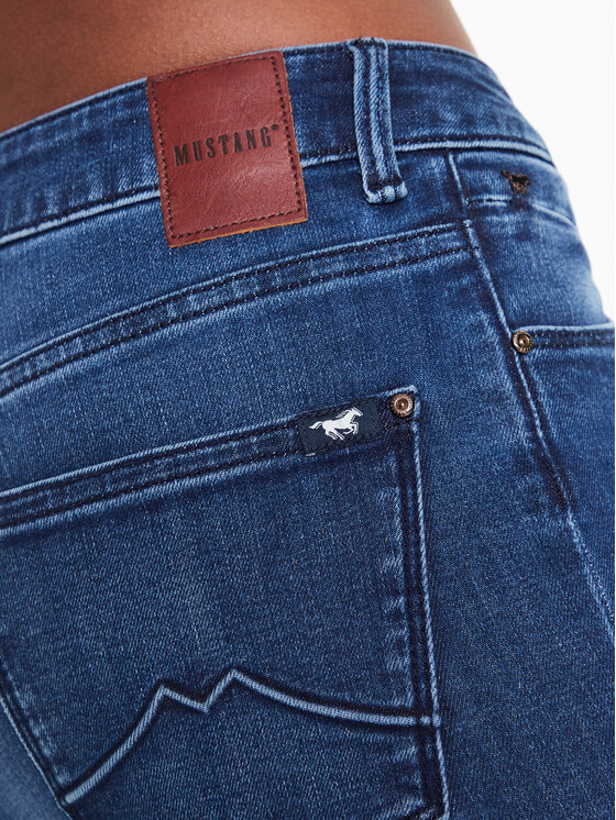 Mustang Mustang Jeansy Georgia 1013577 Granatowy Super Skinny Fit