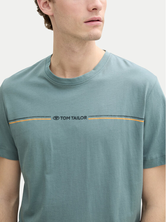 Tom Tailor Tom Tailor T-Shirt 1037803 Modrá Regular Fit