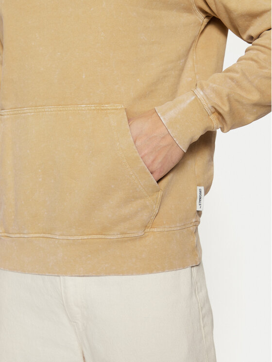 Jack&Jones Jack&Jones Majica dugih rukava Vesterbro 12267037 Bež Relaxed Fit