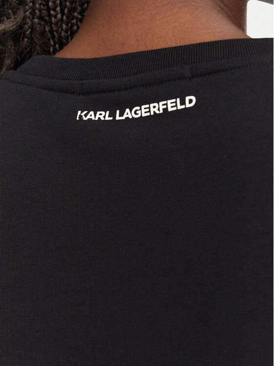KARL LAGERFELD KARL LAGERFELD Sweatshirt B3W20047 Schwarz Regular Fit