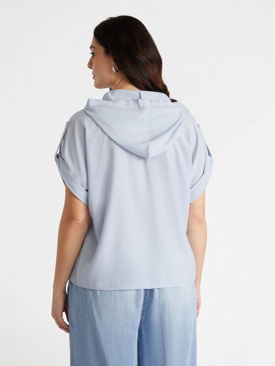 Fiorella Rubino Fiorella Rubino Camicia 5052T001280N004 Turchese Boxy Fit