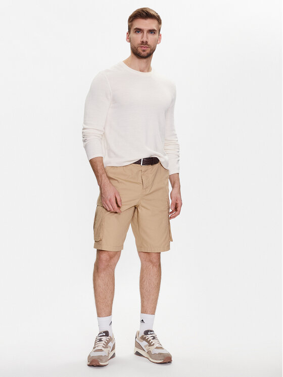 United Colors Of Benetton United Colors Of Benetton Шорти от плат 4LN5U9006 Бежов Regular Fit