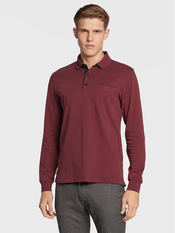 Pierre Cardin Pierre Cardin Poloshirt 30104/000/3005 Dunkelrot Regular Fit