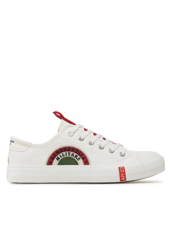 Aeronautica Militare Sneakers aus Stoff 231SC210CT2953 Weiß  