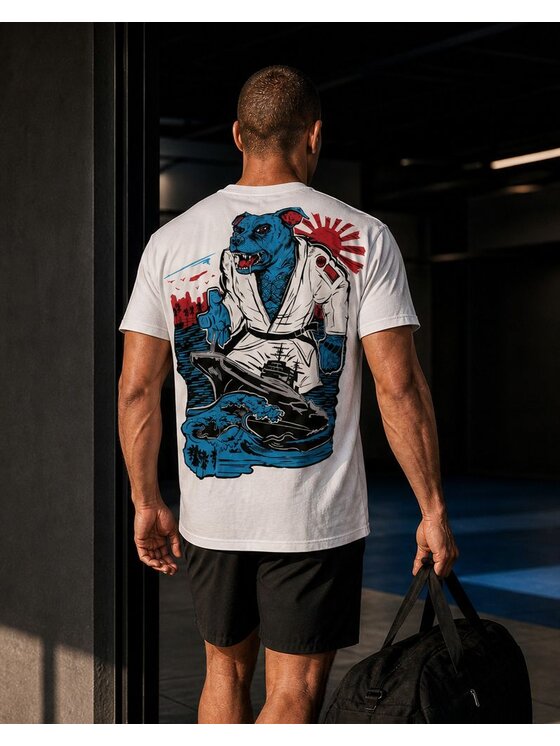 PITBULL PITBULL T-Shirt MIDWAY Biały Regular Fit