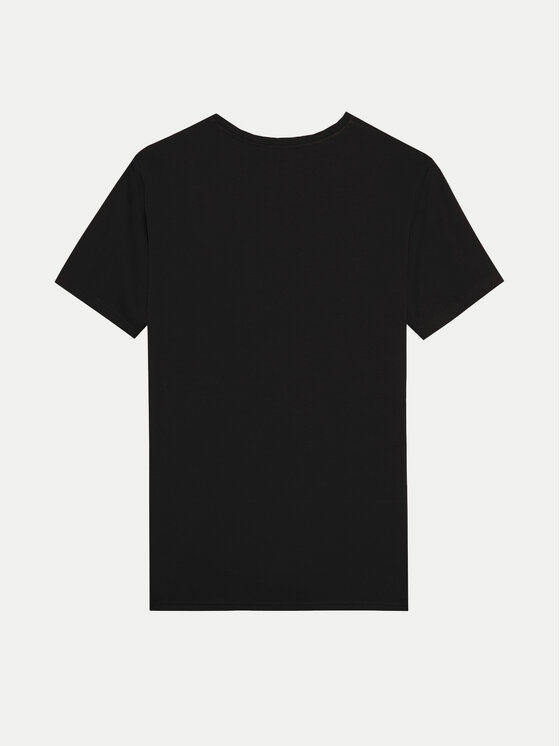 4F 4F T-särk 4FWSS24TTSHM1283 Must Regular Fit