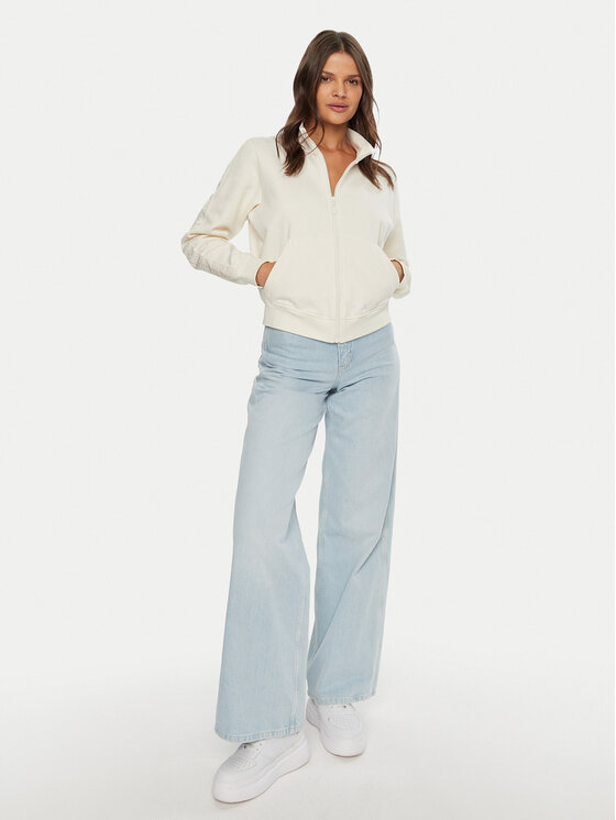 Guess Guess Суитшърт Stacie V4BQ01 KC5O0 Бежов Regular Fit