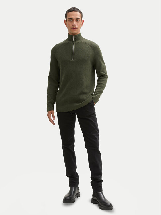 Tom Tailor Tom Tailor Džemper 1042454 Zelena Regular Fit