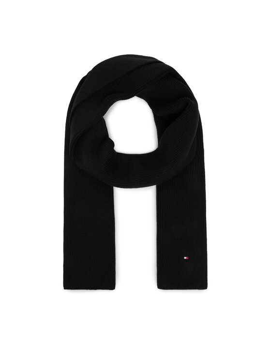 Tommy Hilfiger Tommy Hilfiger Zestaw szalik i czapka AW0AW19136 Czarny