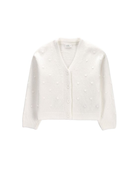 Coccodrillo Coccodrillo Sweter ZC6172204WGJ-003 Kremowy Regular Fit