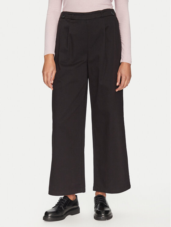 ONLY ONLY Kalhoty z materiálu Stella 15338662 Černá Wide Leg
