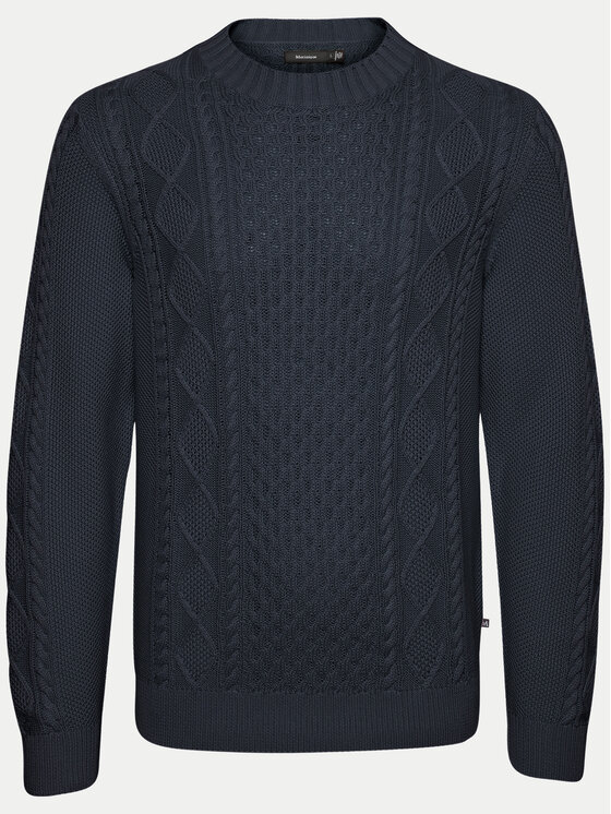 Matinique Matinique Svetr Triton 30207487 Tmavomodrá Regular Fit
