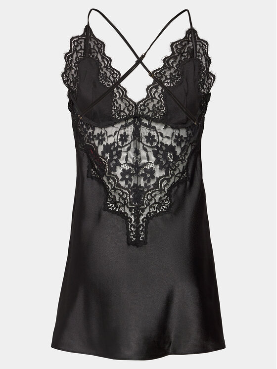 Hunkemöller Hunkemöller Spalna srajca Mya 205139 Črna