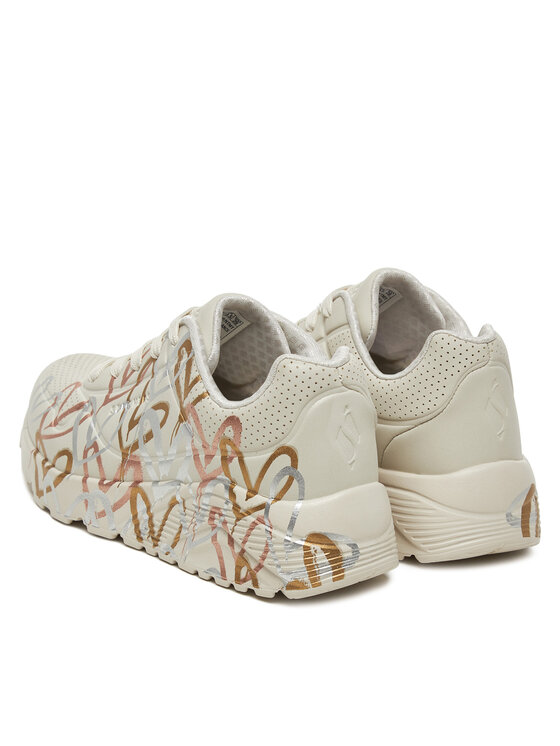 Skechers Skechers Sneakersy Uno Lite - Metallic 314067L/NTMT Bílá