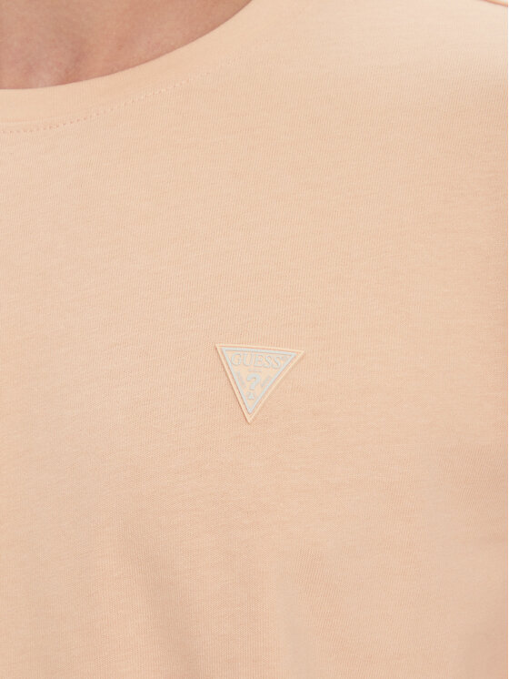Guess Guess T-Shirt M4YI0A KCCM1 Pomarańczowy Regular Fit