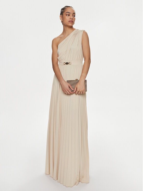Gaudi Gaudi Вечірня сукня 411FD14003 Бежевий Regular Fit