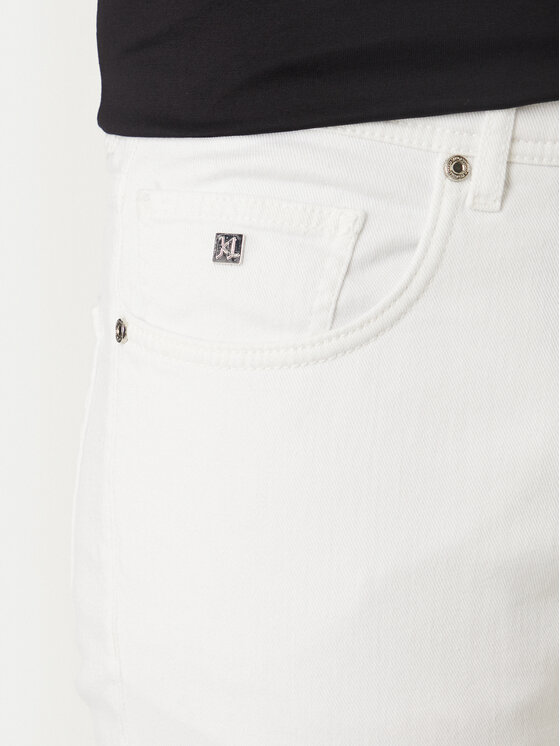 KARL LAGERFELD KARL LAGERFELD Džínsy 265501 562820 Biela Slim Fit